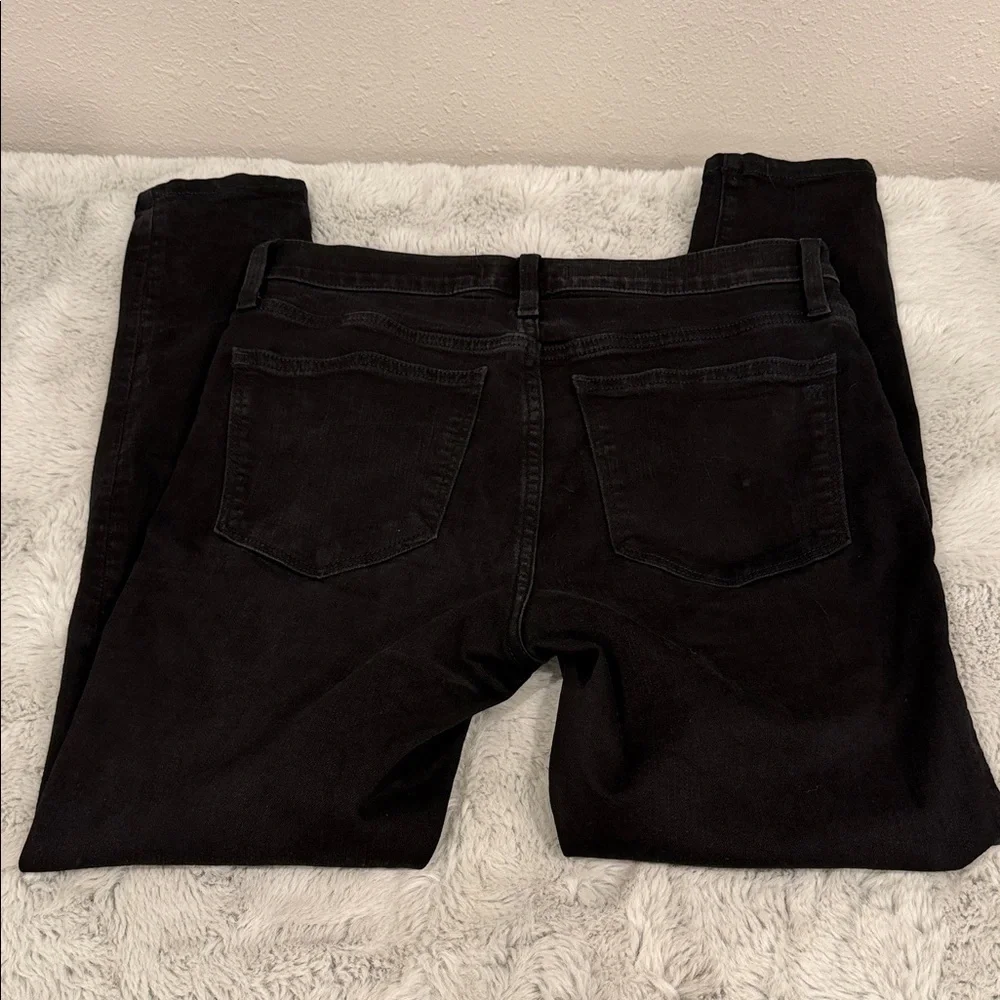 Madewell Roadtripper High Rise Skinny Jeans Black Magic Pockets Stretch Size 28 - Picture 3 of 12